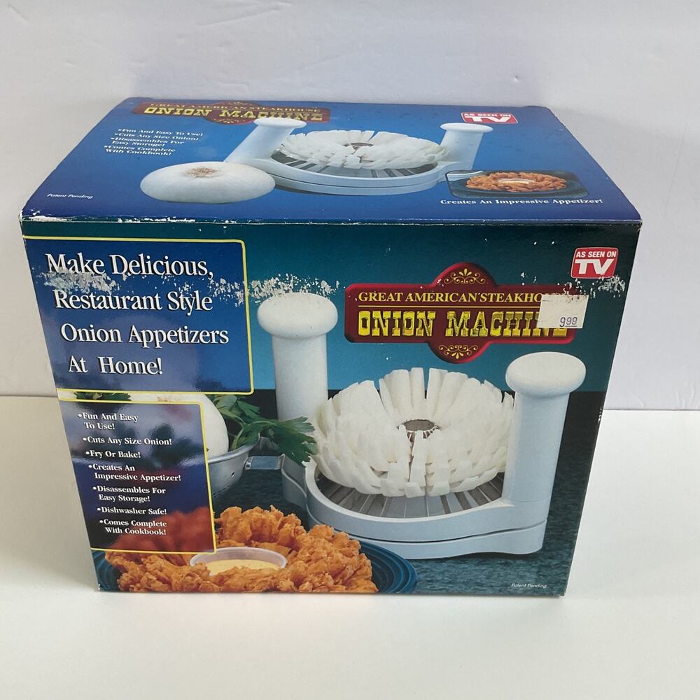 Great American Steakhouse Onion Machine Blooming Onion Original Box Seen on TV